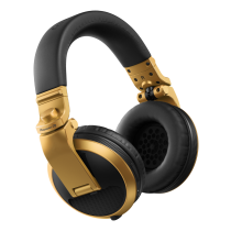 Pioneer DJ HDJ-X5BT Bluetooth Over-Ear DJ Headphones (Gold)