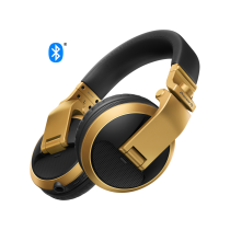 Pioneer DJ HDJ-X5BT Bluetooth Over-Ear DJ Headphones (Gold)