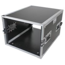 Prox PRT8RSS24 8U Space Amp Rack Mount ATA Flight Case 24 Inch Depth