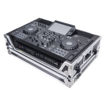 Prox PRXSXDJRX3W ATA Flight Case For Pioneer DDJ-REV5 XDJ-RX3 DJ Controller with 1U Rack Space and Wheels