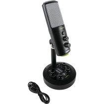 Mackie EleMent Series Chromium Premium USB Condenser Microphone with Built-In 2-Channel Mixer