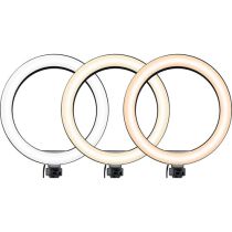 Mackie mRING-10 - 10” 3-Color Ring Light Kit with Stand and Remote