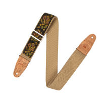 Levy's Hemp Guitar Strap - Rosa - Yellow, Orange, Black