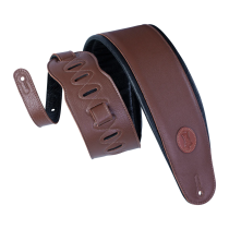 Levy's 4 1/2" Wide Brown Garment Leather Bass Strap