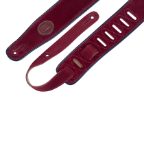 Levy's  2 1/2" Wide Burgundy Suede Guitar Strap.