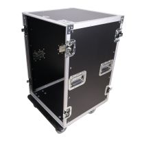 Prox PRT14RSS 14U Vertical Amp Rack Mount Flight Case with Caster Wheels