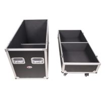 Prox PRXS2X281716MK2 Universal Dual Speaker Flight Case for (2) Subwoofer Speaker with center divider  - 28 x 17 x 16 in.