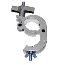 Prox PRTC5H Aluminum Pro Slim Hook Style M10 Clamp with Big Wing Knob for 2" Truss Tube Capacity 330 Lbs.