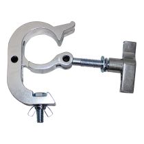 Prox PRTC5H Aluminum Pro Slim Hook Style M10 Clamp with Big Wing Knob for 2" Truss Tube Capacity 330 Lbs.