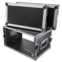 Prox PRX6UE 6U Deluxe 14" Deep 19" Width Amp Effects Rack Flight Hard Case