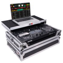 Prox PRXDDJREV1LT ATA Flight Case For Pioneer DDJ-REV1 DJ Controller with Laptop Shelf