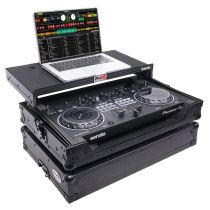 Prox PRXDDJREV1LTBL ATA Flight Case For Pioneer DDJ-REV1 DJ Controller with Laptop Shelf - Black