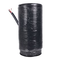 Prox PRXC412500 500 Ft. 12 Gauge AWG 4 Conductor Audio Speaker Wire Cable 500 Feet Copper Black Finish