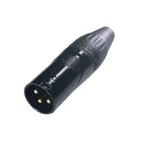 Prox PRXCDMX3PTR DMX Male 3-pin Terminator Locking Plug Connector