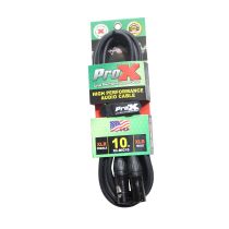 Prox PRXCMIC10 10 Ft. Balanced XLR3-F to XLR3-M High Performance Microphone Cable