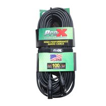 Prox PRXCMIC100 100 Ft. Balanced XLR-F to XLR-M High Performance Microphone Cable