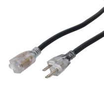 Prox PRXCP14150 50' Ft 110VAC Female 18AMP Power Cord 14AWG Extension Cable Power Cord