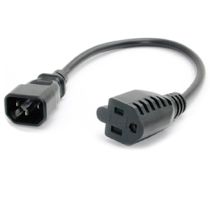 Prox PRXCPEIEC 18 AWG Power Adapter Cord Edison Female to IEC Male