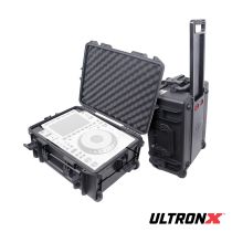 Prox PRXMCDHW UltronX Watertight Case Holds CDJ-3000 / 12" Mixers, Yamaha DM3 with Handle and Wheels