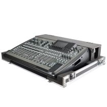 Prox PRXSBX32DHW ATA Digital Audio Mixer Flight Case for Behringer X32 Console with Doghouse compartment and Caster wheels