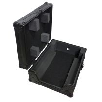 Prox PRXSM12BL Flight Case for 12 In. Large Format DJ Mixers | Universal | Black on Black