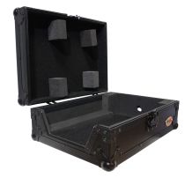 Prox PRXSM12BL Flight Case for 12 In. Large Format DJ Mixers | Universal | Black on Black