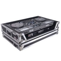 Prox PRXSRANEFOURW ATA Flight Style Road Case For RANE Four DJ Controller with 1U Rack Space and Wheels