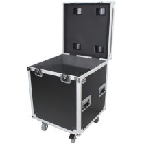 Prox PRXSUTL4 ATA Utility Flight Travel Heavy-Duty Storage Road Case with 4" in casters â€“ 22.5"x22.5"x25" Exterior