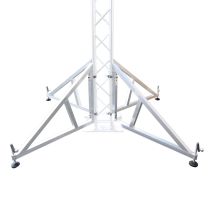 Prox PRXTAC463X2 Pair of Vertical truss towers outrigger Leg Stabilizers with 2 clamps for F34 and 12" Bolted Truss 2" Pipe Diameter