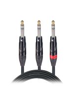 Prox PRXCSYS10 10 Ft. 1/4" TRS-M to Dual 1/4" TRS-M High Performance Audio Cable