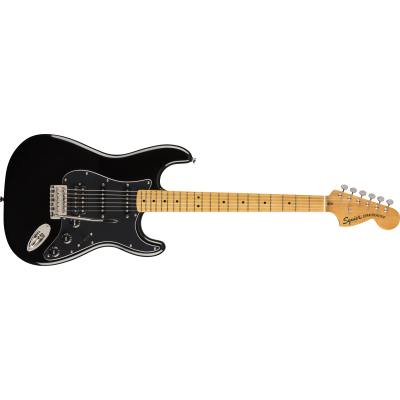 Squier Classic Vibe '70s Stratocaster® HSS, Maple Fingerboard, Black