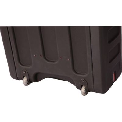 Gator G-PROR-6U-19 6U, 19″ Deep Molded Audio Rack; W/ Wheels