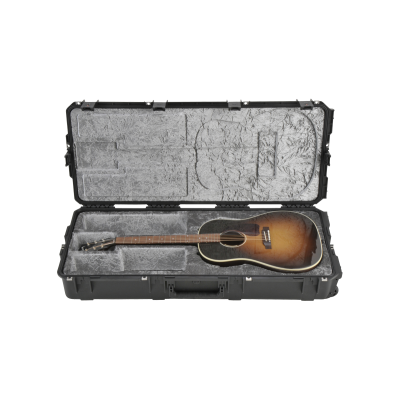 SKB 3i-4217-18 iSeries Waterproof Acoustic Guitar Case with Wheels (Black)