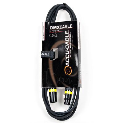 American DJ 10 FOOT, 3 PIN DMX CABLE