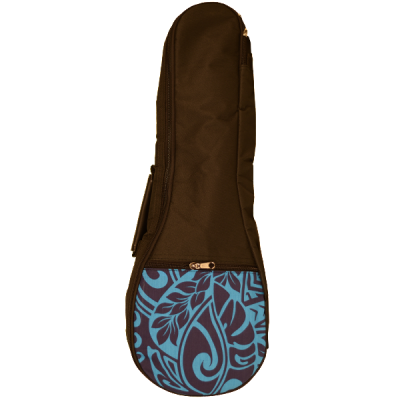 Blue Tribal Hawaiian Accent Bag for Ukulele
