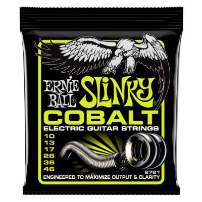 Ernie Ball P02721 Regular Slinky Cobalt Electric Guitar Strings .010-.046