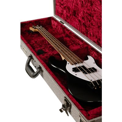 Kala HCGT-SB-4 Gray Tweed Rectangular Hard Case – U•BASS®