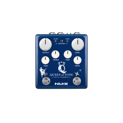 NUX Queen of Tone Dual Overdrive Pedal with Horseman and Morning Star