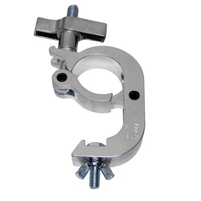 Prox PRTC5HX24 24PCS Aluminum Pro Slim Hook Style M10 Clamp with Big Wing Knob for 2" Truss Tube Capacity 330 Lbs.