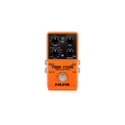 NUX Time Core Deluxe mkII Pedal with 7 Different Delays, Phrase Looper, and Tap Tempo