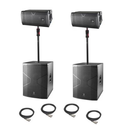 DAS (2) VANTEC 20A (2) VANTEC 18A POWERED PA SYSTEM