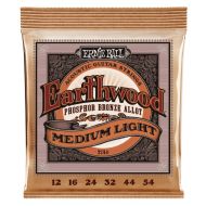 Ernie Ball P02146 Medium Light Earthwood Phosophor Bronze Acoustic Strings .012-.054