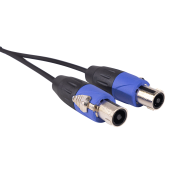 Cableworks 25 Foot Twist Lock Connector Speaker Cable