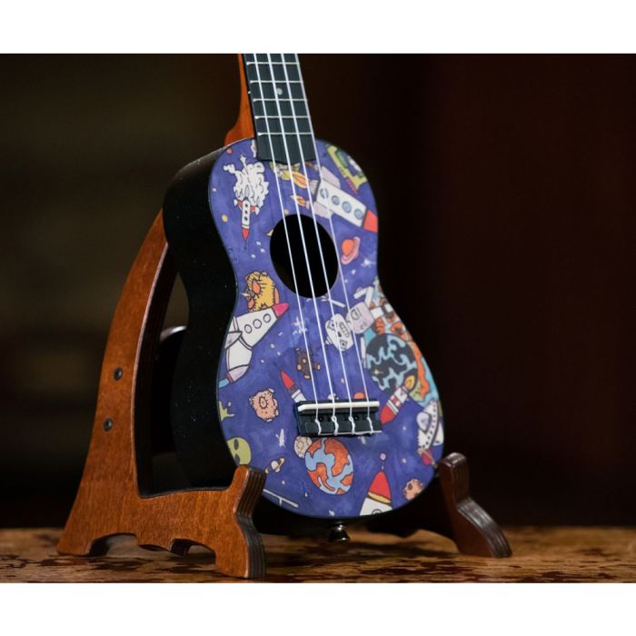 Keiki® Designer Series Soprano Ukulele Pack - Icludes: Tuner, Picks, Strap & Tote Bag K2-SP