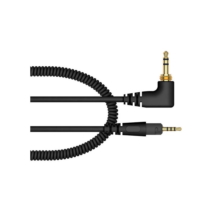 Pioneer DJ HC-CA0701-K Coiled Cable for HDJ-S7 Headphones (Black, 3.9')