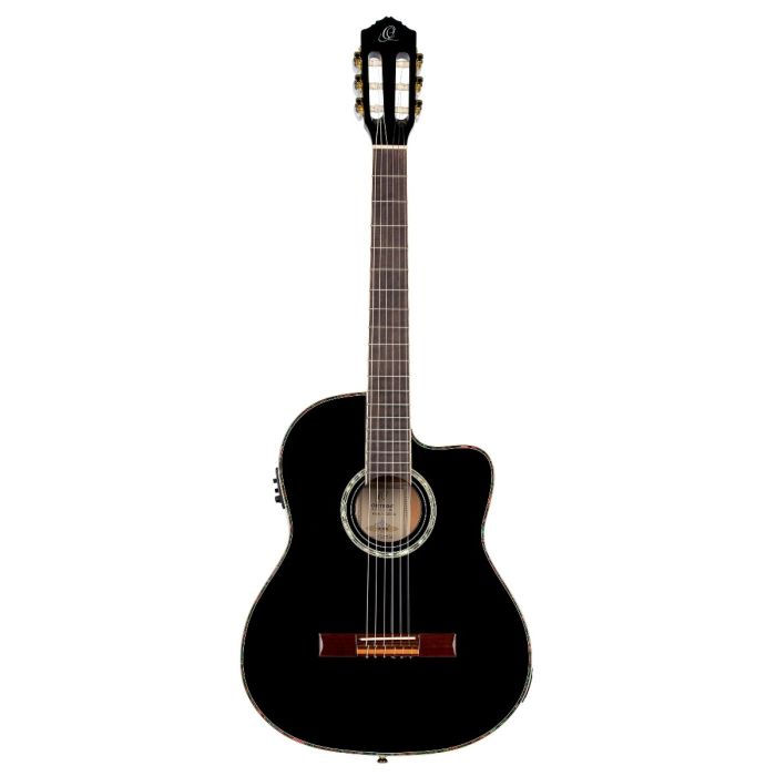 Family Series Pro Solid Top Thinline Acoustic-Electric Nylon Classical Guitar w/ Bag