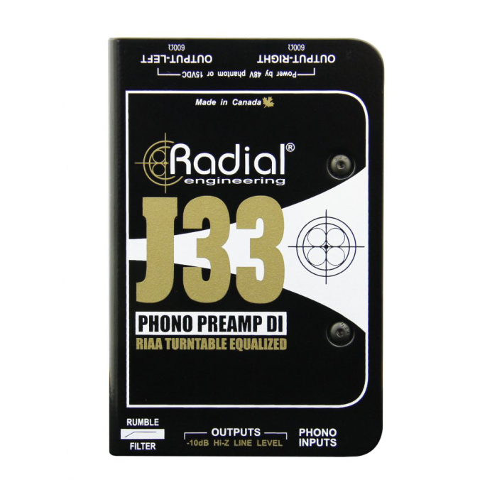 Radial J33 Turntable Direct Box