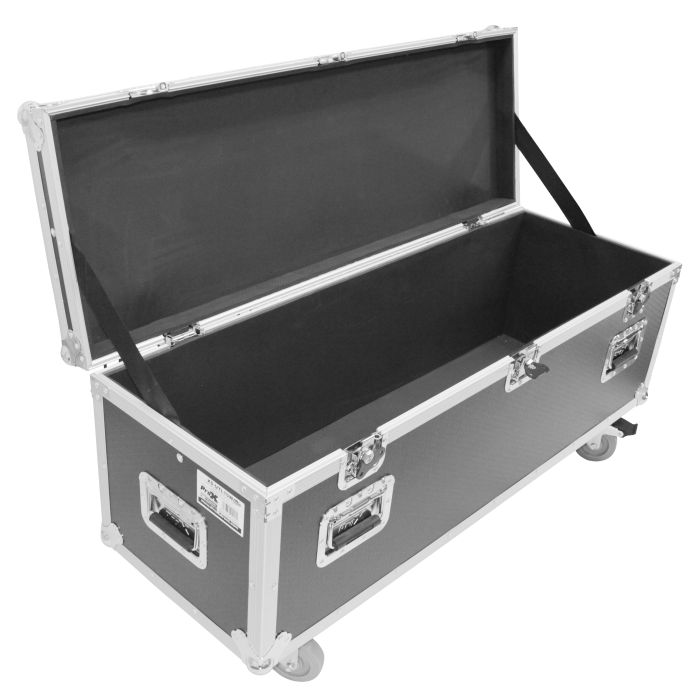 Prox PRXSUTL10W ATA Utility Flight Travel Heavy-Duty Storage Road Case with 4" in casters â€“ 47.5"x16"x16" Exterior