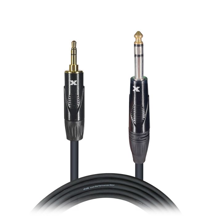 Prox PRXCMS10 10 Ft. Balanced TRS-M Mini 1/8" to TRS-M  High Performance Audio Cable