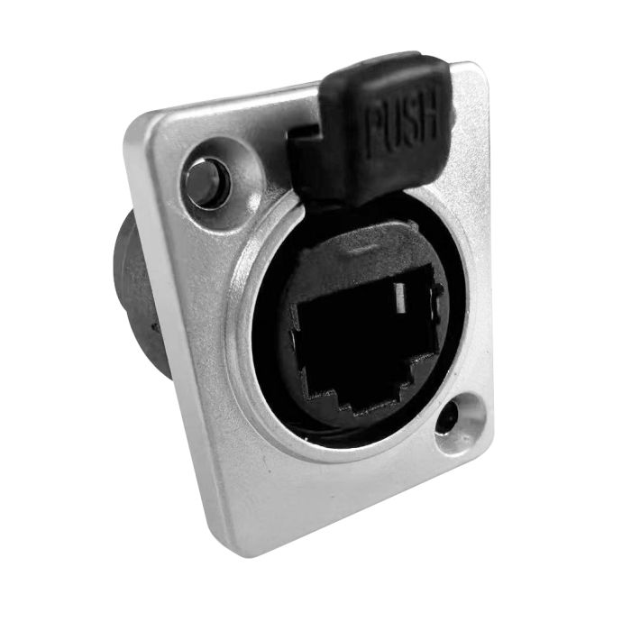 Prox PRXCRJ45FFP Single Ethernet Feed Through D-Series Panel Mount Jack Pass Through CAT6